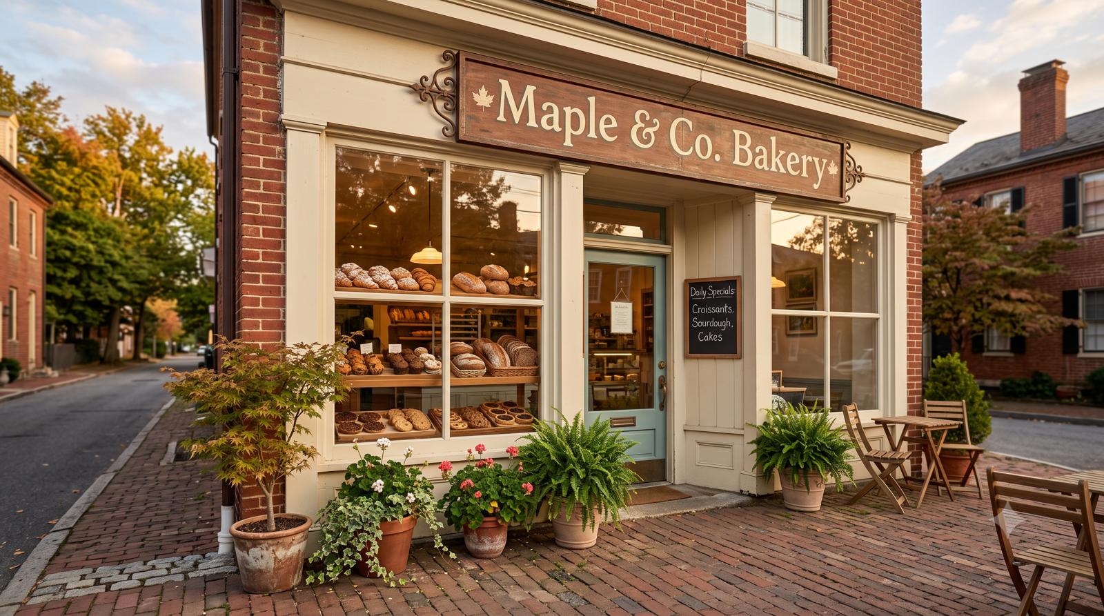 Maple & Co. Bakery storefront in Toronto